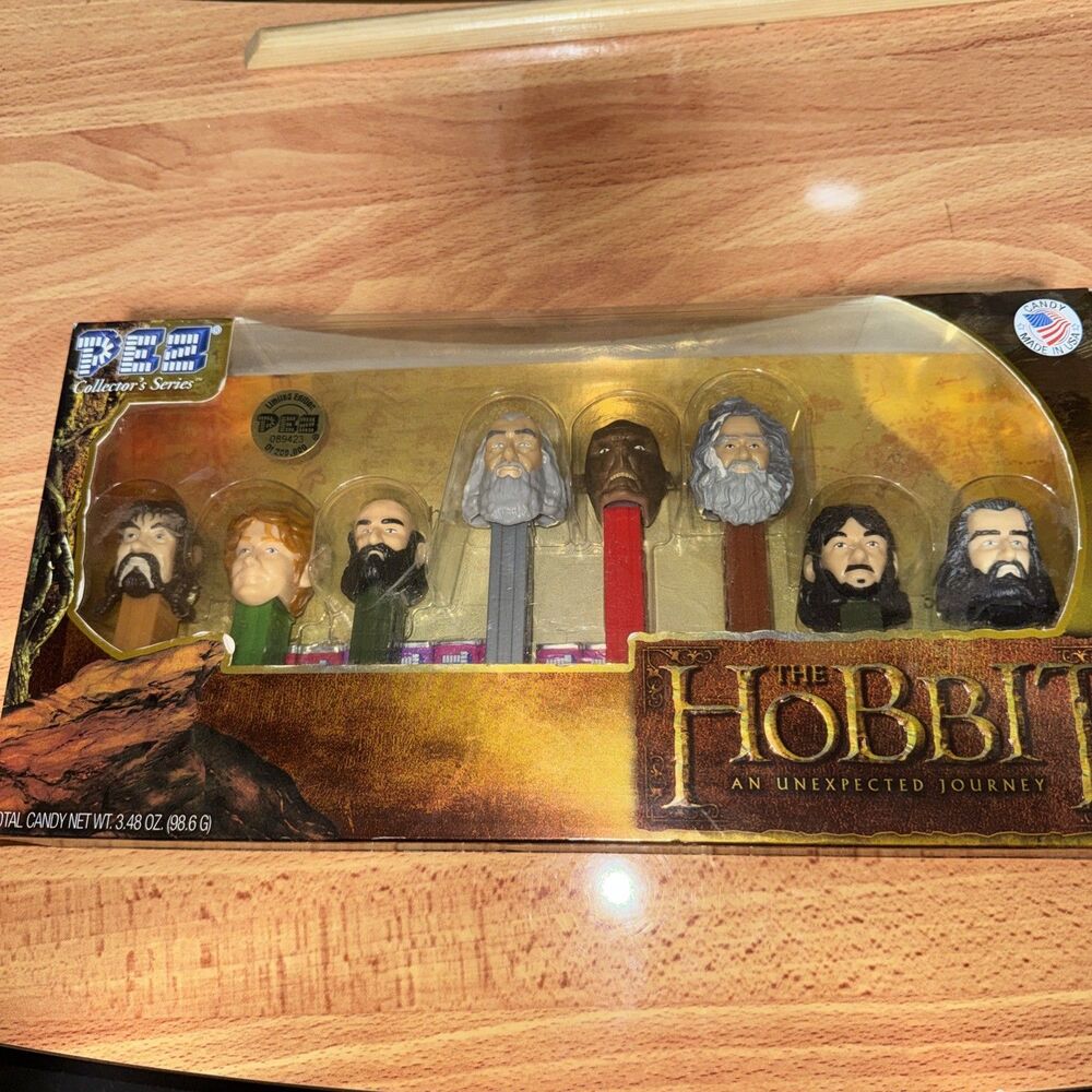 The Hobbit An Unexpected Journey PEZ Lord Of The Rings 8 Dispenser Set